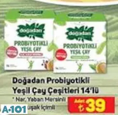 DOĞADAN PROBİYOTİKLİ YEŞİL ÇAY ÇEŞİTLERİ 14'LÜ DOĞADAN PROBİYOTİKLİ YEŞİL ÇAY ÇEŞİTLERİ 14'LÜ
